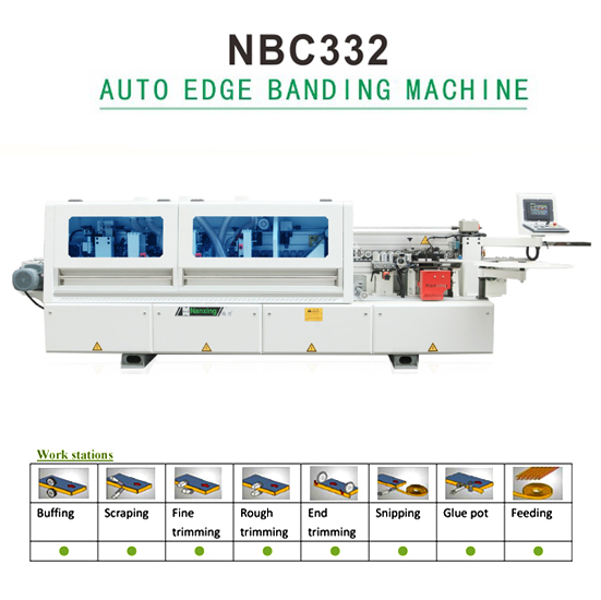 Máy dán cạnh tự động Nanxing NBC332